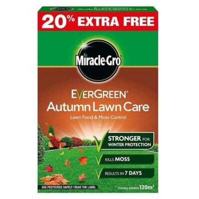 Miracle Gro Evergreen Autumn Lawn Care 100m with 20% free