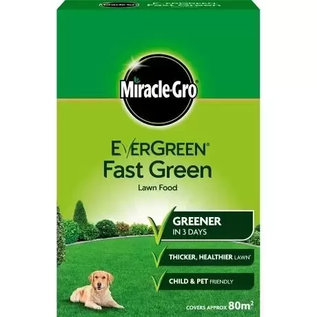 Miracle Gro EverGreen Fast Green Lawn Food 80m2 1 Miracle Gro EverGreen Fast Green 80m2