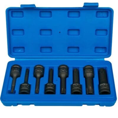 BlueSpot 1/2" Impact Torx Sockets (T30-T80)