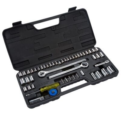BlueSpot 1/4" 3/8" & 1/2" Socket Set - 52 PCE