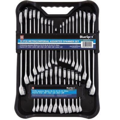 Blue Spot Metric / Imperial Spanner Set 32 PCE