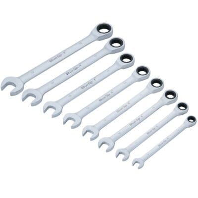 Blue Spot Metric Ratchet Spanner Set (8-19mm)