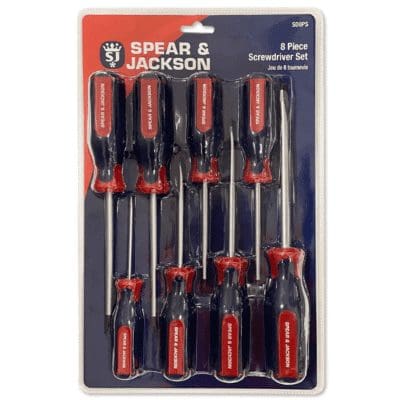 Spear & Jackson Screwdriver Set 8 Pce