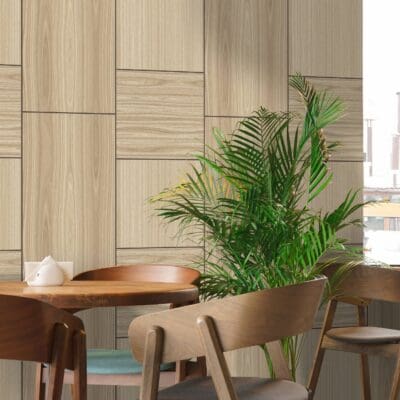 Wood Panel Light Oak Wallpaper