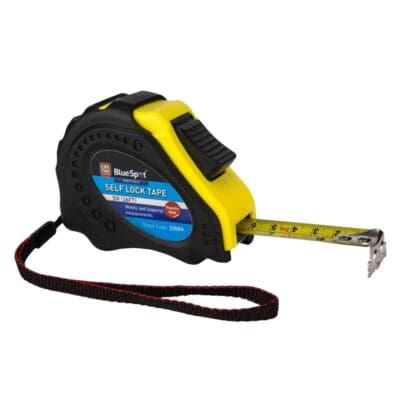 Blue Spot Soft Grip Self-Lock Tape Measure 5M (16FT)