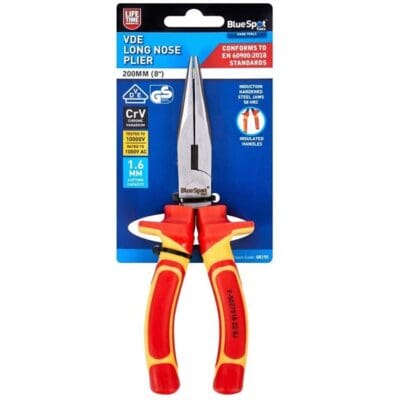 Blue Spot VDE Long Nose Pliers 200MM (8")