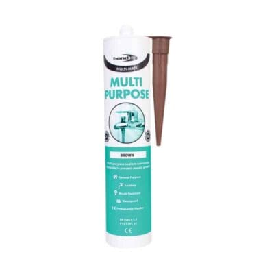 Bond It Multi Purpose Silicone Sealant - Brown