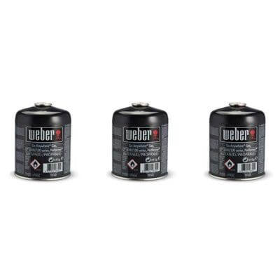 Weber Disposable Gas Canister 445g (3 Pack)