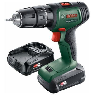 Bosch Universal Impact 18V 2 x 1.5Ah Cordless Hammer Drill