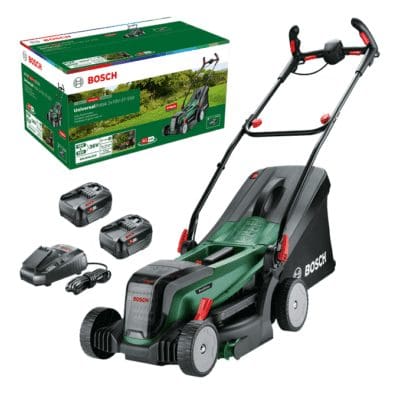 Bosch Universal Rotak 2x18V-37-550 Cordless Lawn Mower