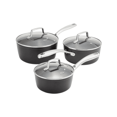 Stellar Rocktanium 3 Piece Saucepan Set