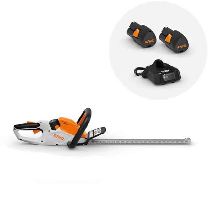 STIHL HSA 40 Cordless Hedge Trimmer Set – 2 Batteries 1 STIHL HSA 40 Cordless Hedge Trimmer Set – 2 Batteries