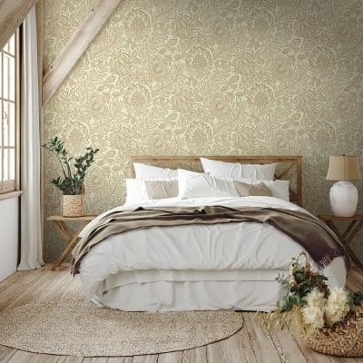 Fenhurst Trail Beige Wallpaper
