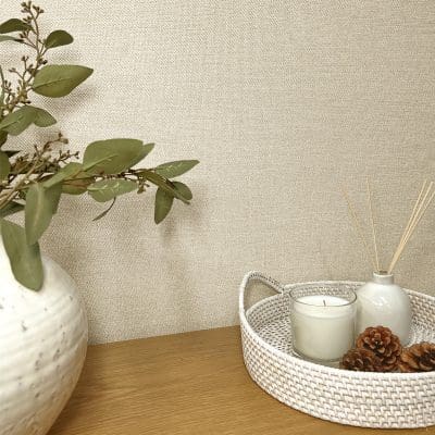 Carmella Cream Texture Wallpaper