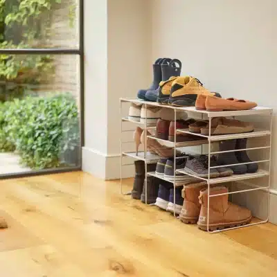 Joseph Joseph Level™ Plus Large Adjustable Ecru Shoe Rack