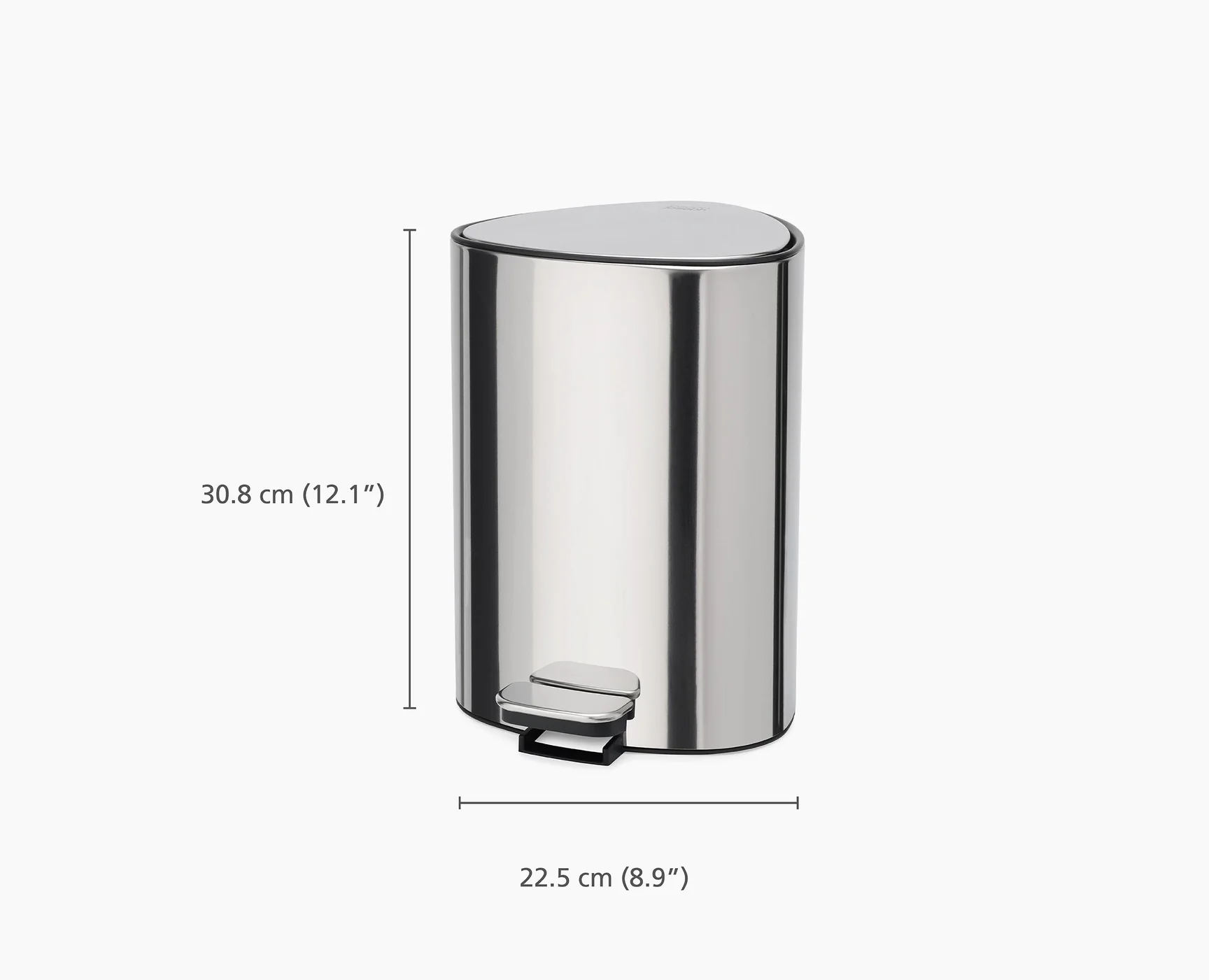 Joseph Joseph EasyStore™ Luxe 5L Stainless-steel Pedal Bin 4 Joseph Joseph EasyStore™ Luxe 5L Stainless-steel Pedal Bin - Image 4