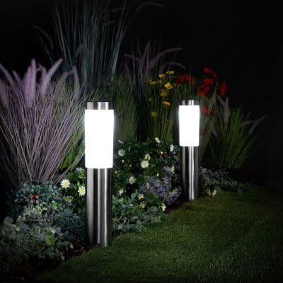 Noma Low Volt 2x Stainless Bollards (Connectable)