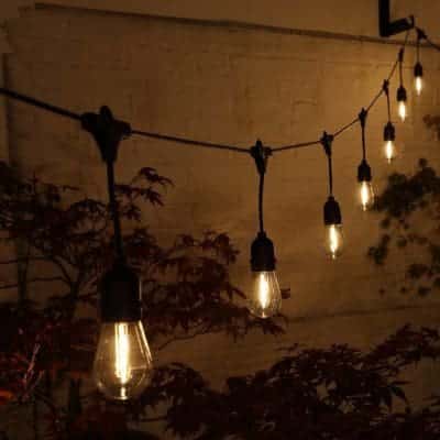 Noma Low Volt 20 Small Festoon Lights with Drop (Connectable)