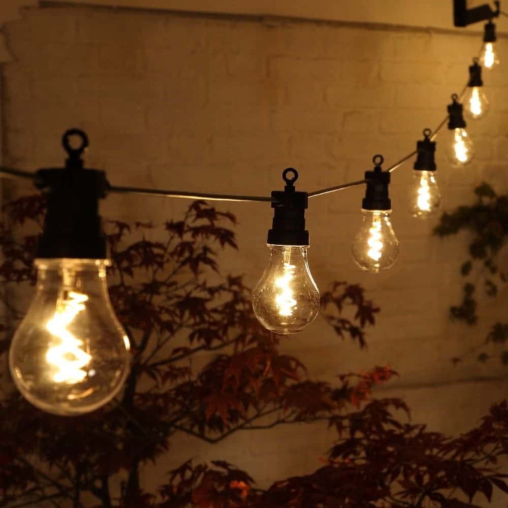 Noma Low Volt 20 Spiral Bulb Festoon Lights (Connectable) 1 Noma Low Volt 20 Spiral Bulb Festoon Lights (Connectable)