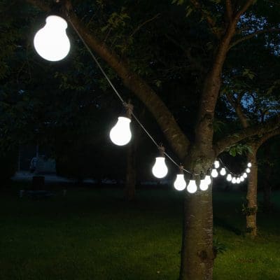 Noma Low Volt 20 White LED Festoon Lights (Connectable)
