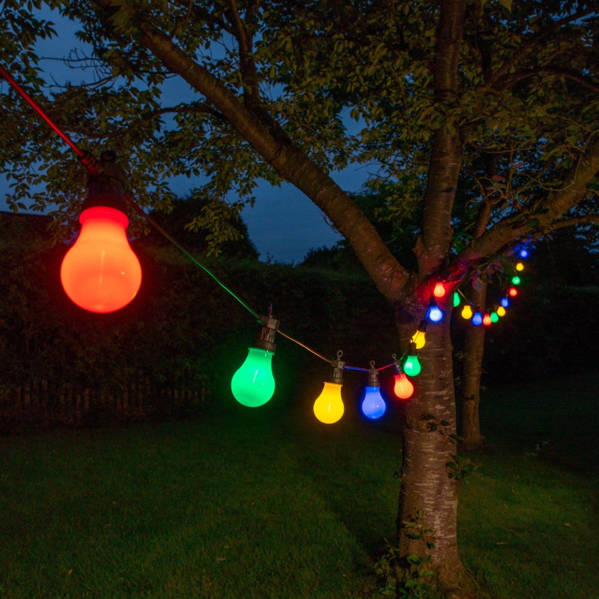 Noma Low Volt 20x Multi Colour Festoon Lights (Connectable) 1 Noma Low Volt 20x Multi Colour Festoon Lights (Connectable)