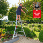 Henchman Pro Tripod Ladder 8ft / 2.4m - HMT240.P