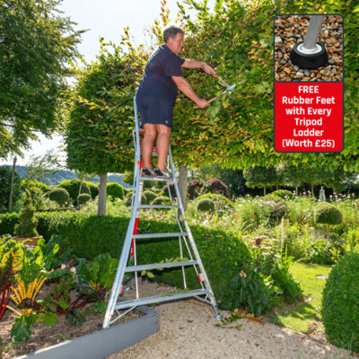 Henchman Pro Tripod Ladder 8ft / 2.4m - HMT240.P