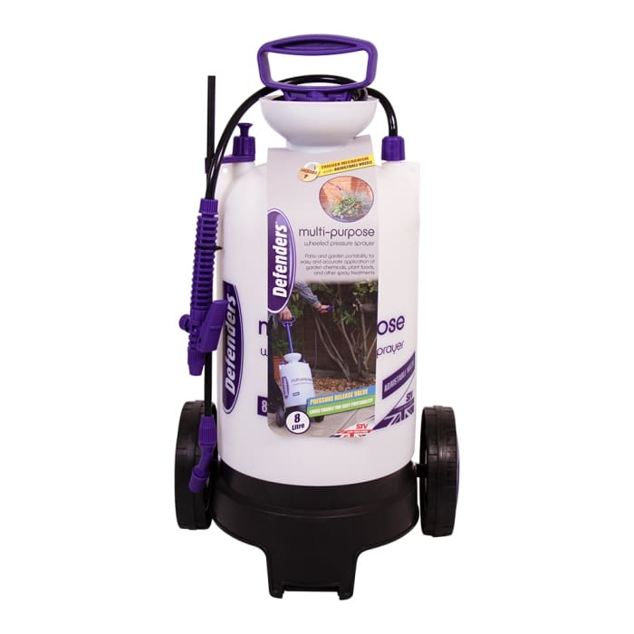 Defenders Multi-Purpose Wheeled Pressure Sprayer – 8L 1 Defenders Multi-Purpose Wheeled Pressure Sprayer
