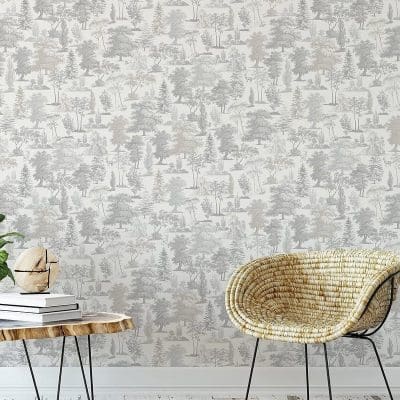 Oakley Taupe Wallpaper