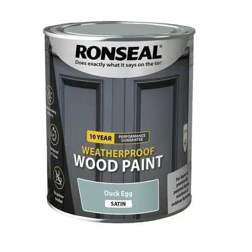 Ronseal 10 Year Weatherproof Wood Paint 750ml (Full Range) 1 Ronseal 10 Year Weatherproof Wood Paint