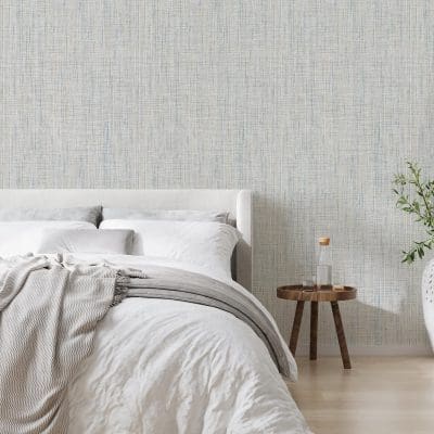 Linden Texture Blue Wallpaper