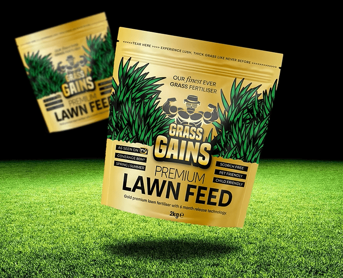 Grass Gains Premium Lawn Feed Gold Edition 80m2 2 Grass Gains Premium Lawn Feed Gold Edition 80m2 - Image 2