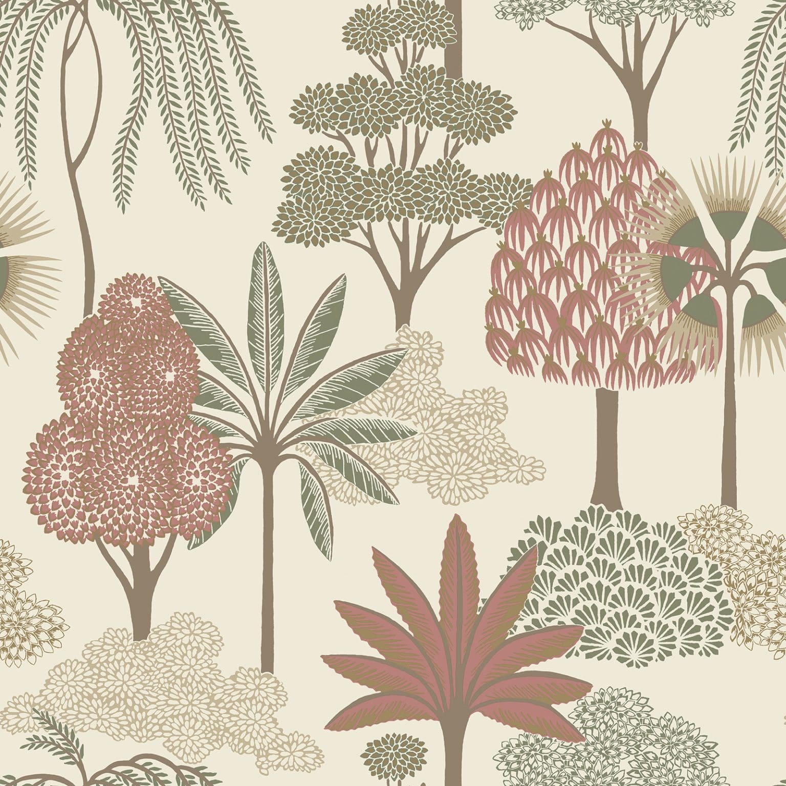 Akiko Pink Green Wallpaper 2 Akiko Pink Green Wallpaper - Image 2