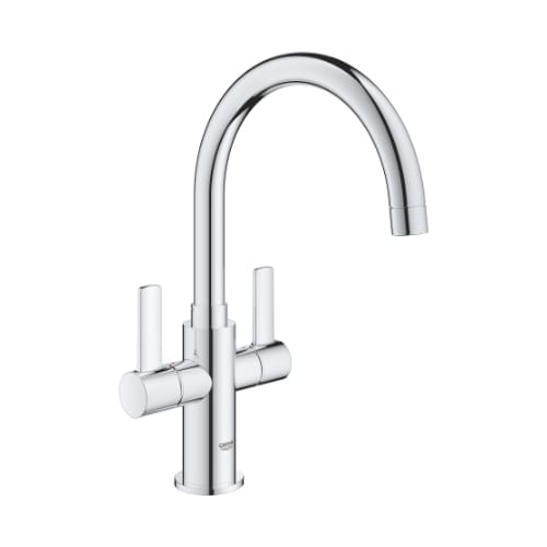 Grohe Eurosmart Kitchen Sink Mixer Chrome Tap 1 Grohe Eurosmart Kitchen Sink Mixer Chrome Tap