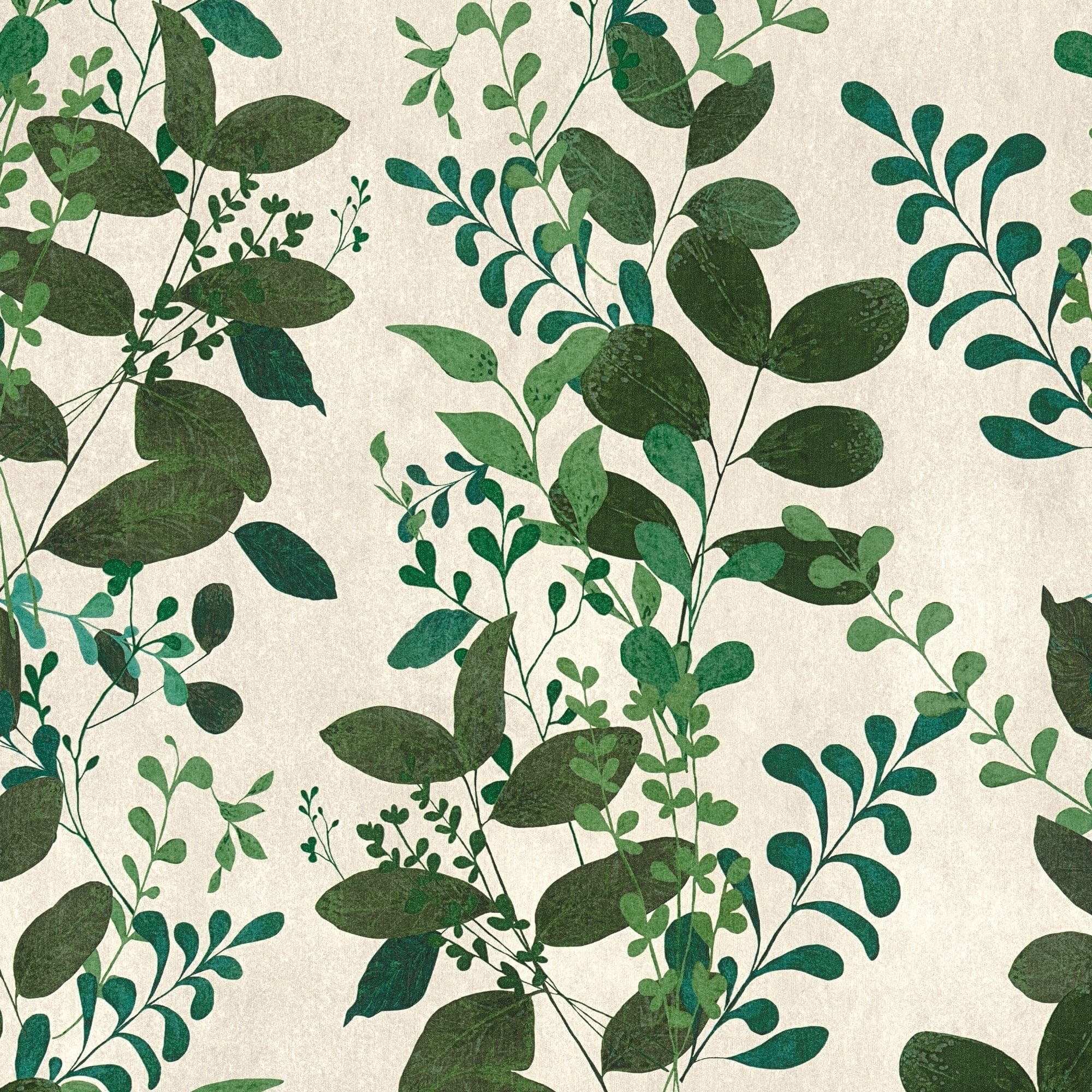 Green Floral Trail Wallpaper 2 Green Floral Trail Wallpaper - Image 2