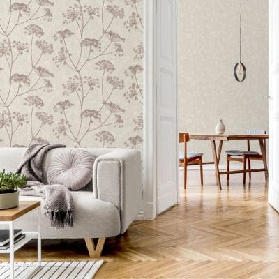 Mirella Bronze Wallpaper