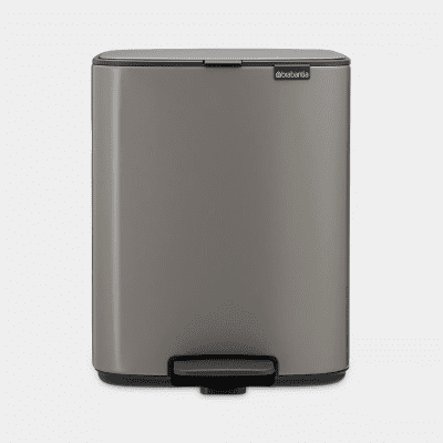 Brabantia Bo Pedal Bin 12L - Platinum