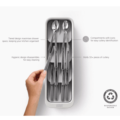 Joseph Joseph DrawerStore™ Compact Tiered Cutlery Organiser