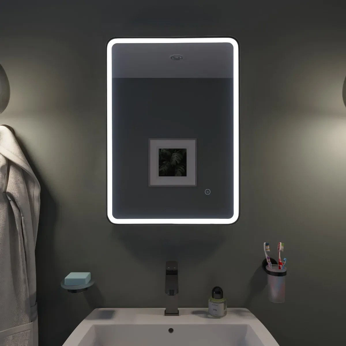 Henderson Flexi-Fix™ Henderson Illuminated Mirror 1 Henderson Flexi-Fix™ Henderson Illuminated Mirror