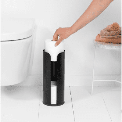 Brabantia Toilet Roll Dispenser - Black (280504)