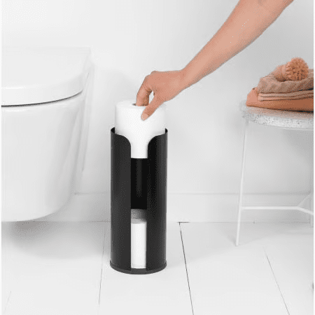 Brabantia Toilet Roll Dispenser - Black (280504) 1 Brabantia Toilet Roll Dispenser - Black (280504)