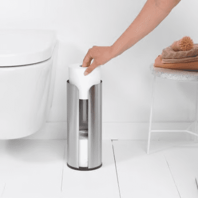 Brabantia Toilet Roll Dispenser - Matt Steel (280566)