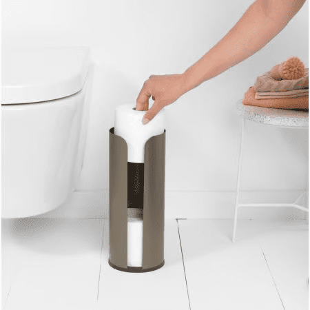 Brabantia Toilet Roll Dispenser - Platinum (280542) 1 Brabantia Toilet Roll Dispenser - Platinum (280542)