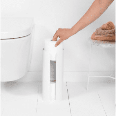 Brabantia Toilet Roll Dispenser - White (280528)