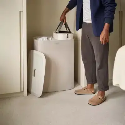 Joseph Joseph Tota 90L Ecru Laundry Separation Basket
