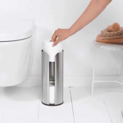 Brabantia Toilet Roll Dispenser - Matt Steel (280566)