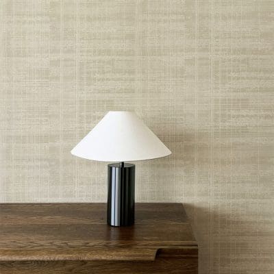 Lamont Weave Chalk Wallpaper