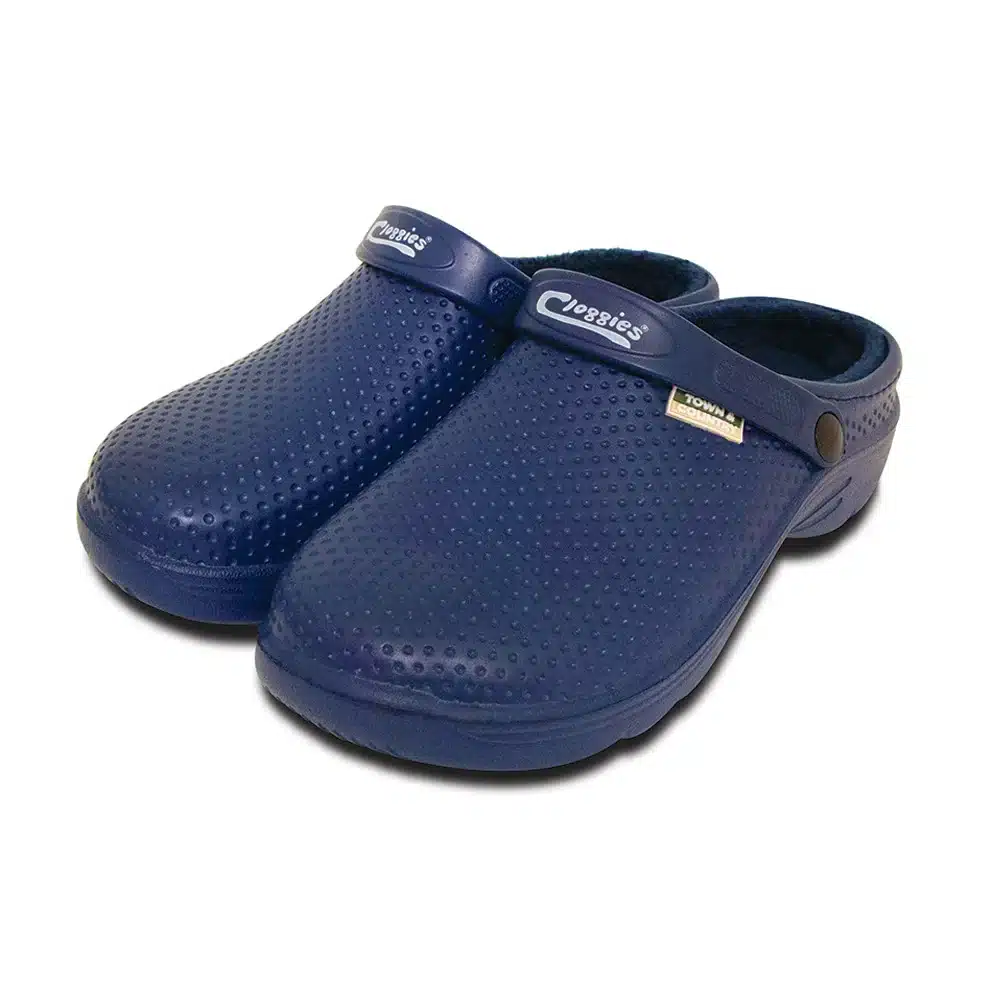 T&C Fleecy Cloggies Navy (Sizes 4-11) 1 T&C Fleecy Cloggies Navy