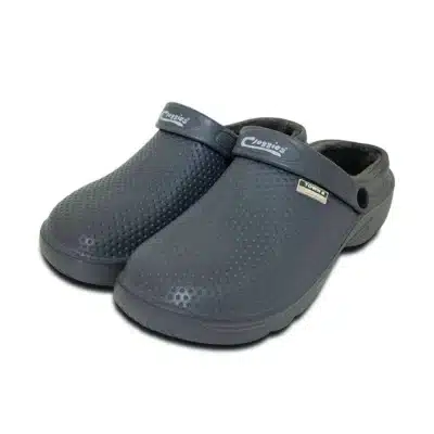 T&C Fleecy Cloggies Charcoal