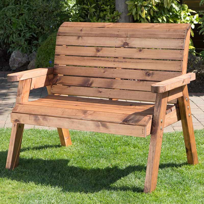 Charles Taylor Winchester Wooden Two-Seater Bench 1 Charles Taylor Winchester Wooden Two-Seater Bench